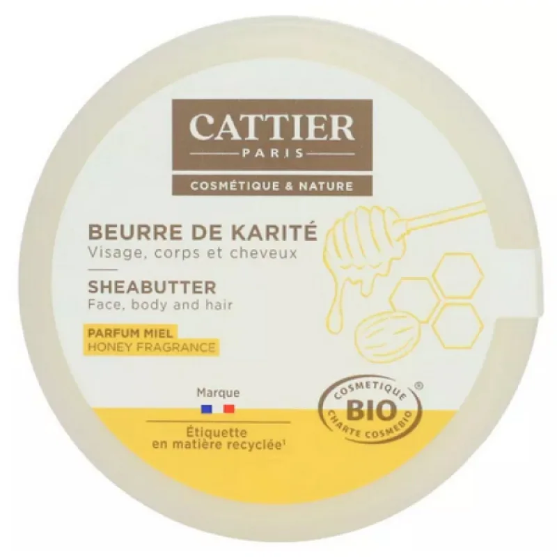 CATTIER BEURRE DE KARITE – MIEL 100G