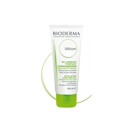 BIODERMA SEBIUM GEL GOMMANT PURIFIANT 100ML DÉSINCRUSTE ET NETTOIE
