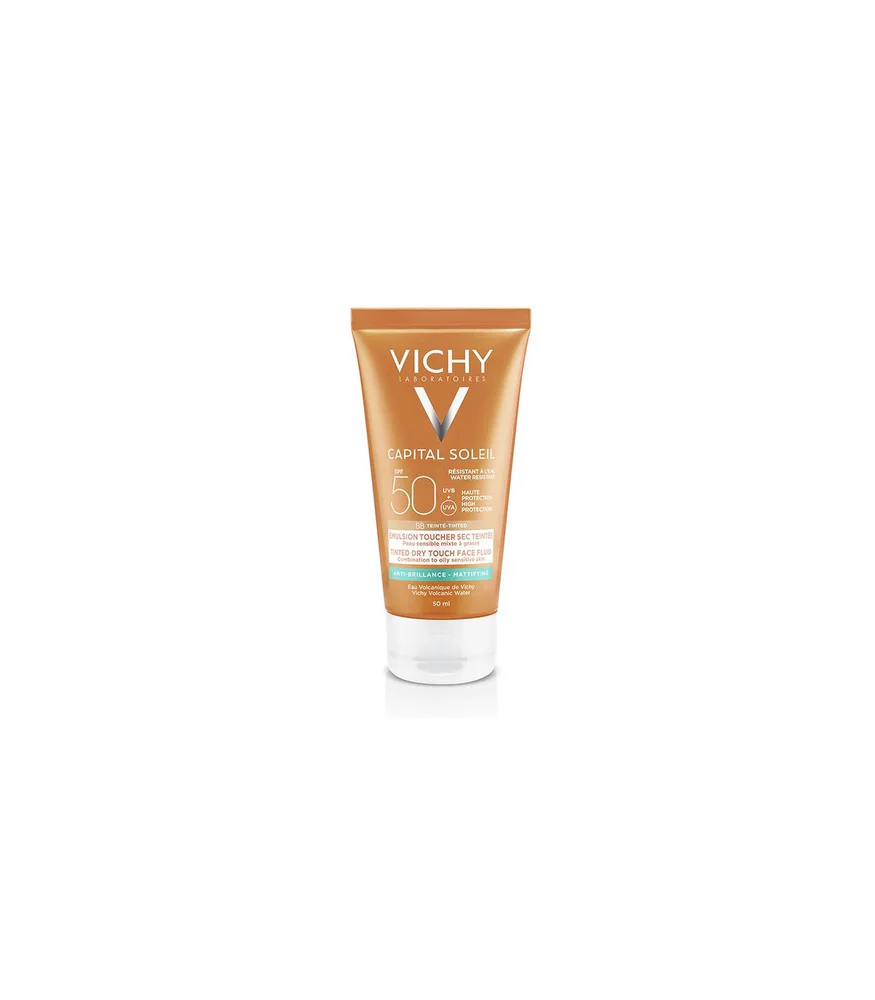 IDEAL SOLEIL CRÈME ANTI-BRILLANCE TEINTÉE TOUCHER SEC 50 ML