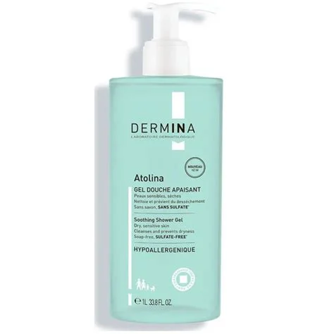 *DERMINA ATOLINA GEL DOUCHE APAISANT 1L*