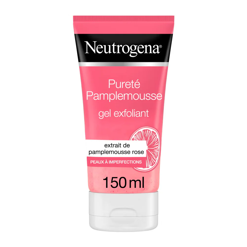 NEUTROGENA – VISIBLY CLEAR GEL NETTOYANT EXFOLIANT DOUCEUR – TUBE 150 ML