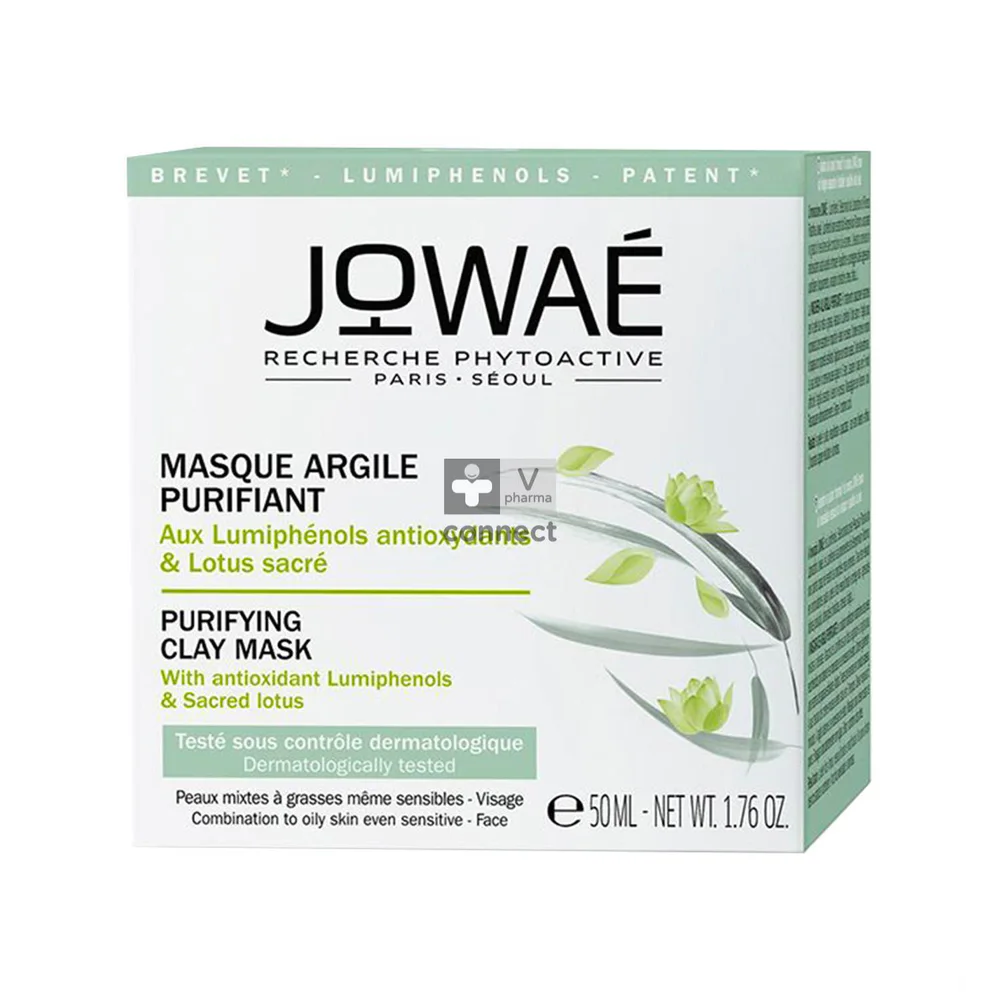 JOWAÉ MASQUE ARGILE PURIFIANT 50 ML
