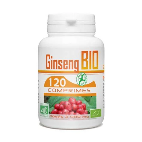 GINSENG BIO 400MG 120 COMPRIMÉS