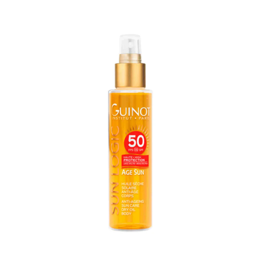 GUINOT SUN LOGIC HUILE SECHE ANTI AGE SPF50 150ML