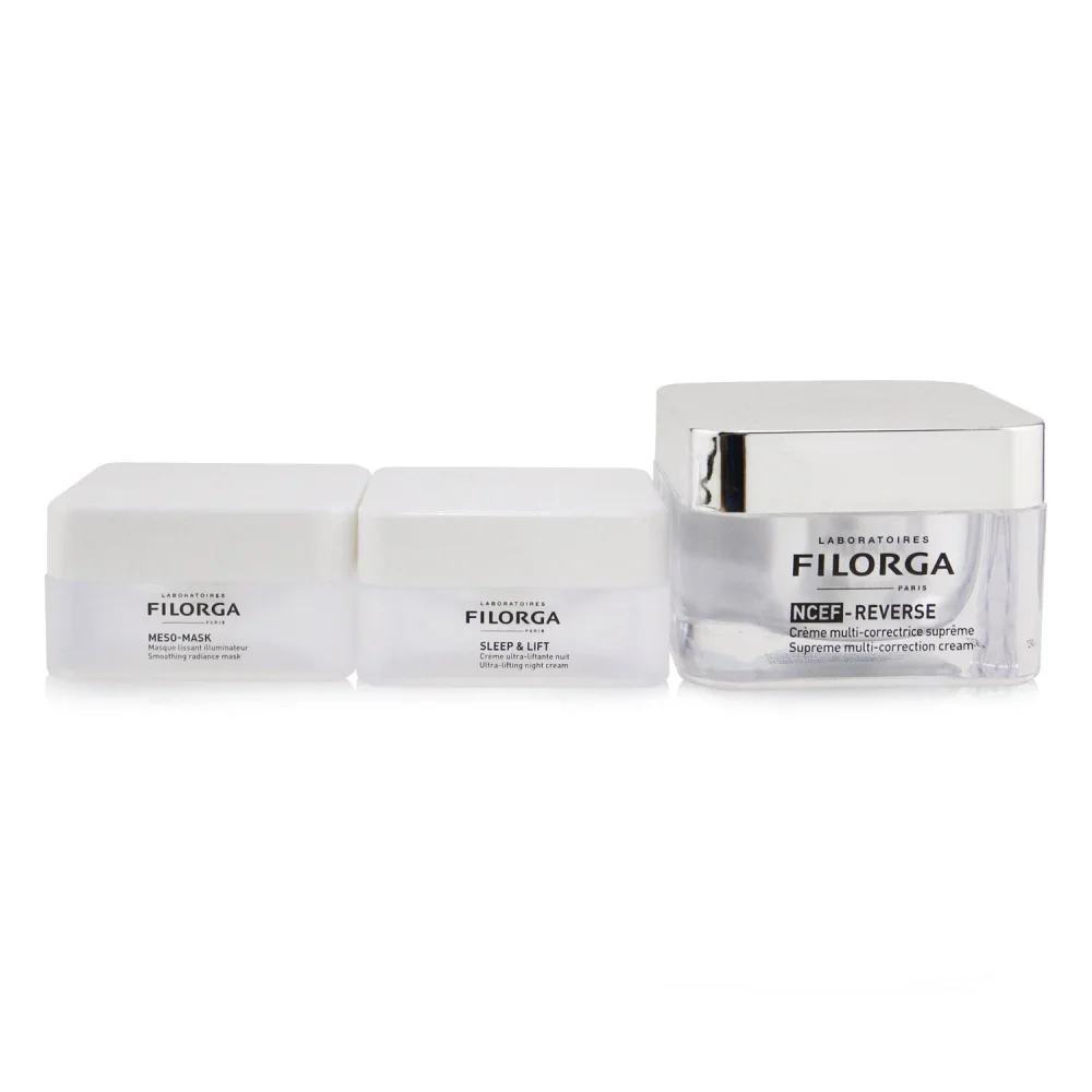 FILORGA COFFRET PERFECT SKIN RITUAL NCEF-REVERSE 50ML + MESO-MASK 15ML OFFERT + SLEEP & LIFT 15ML OFFERT