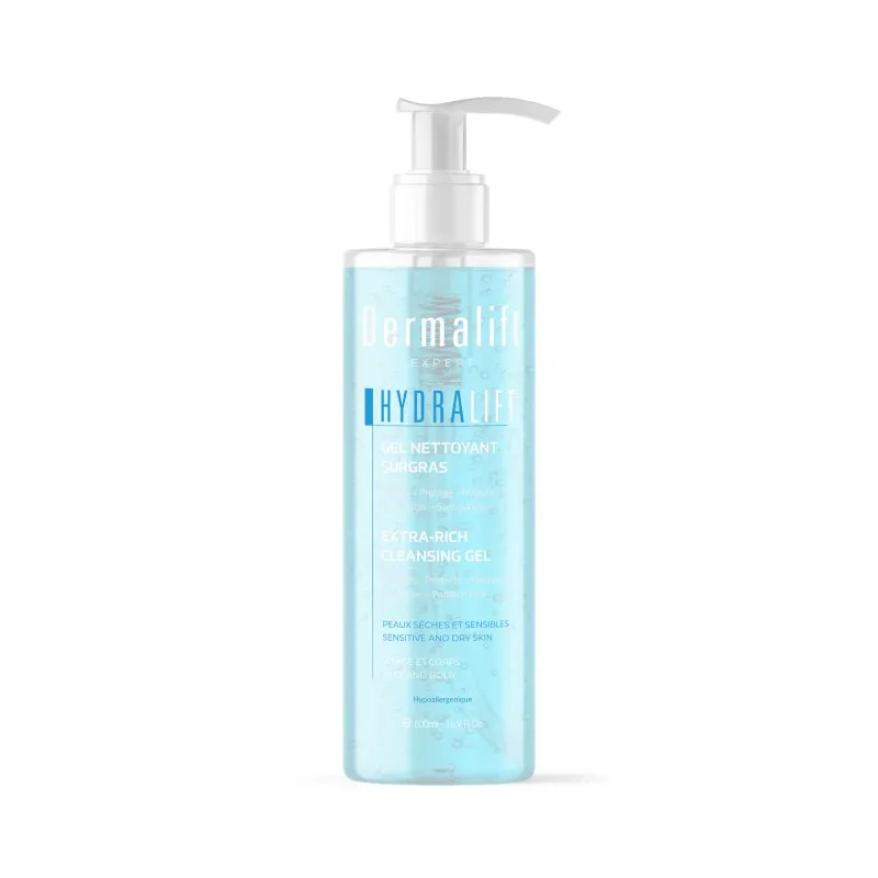 Dermalift Hydralift Gel Nettoyant Surgras 500 ml