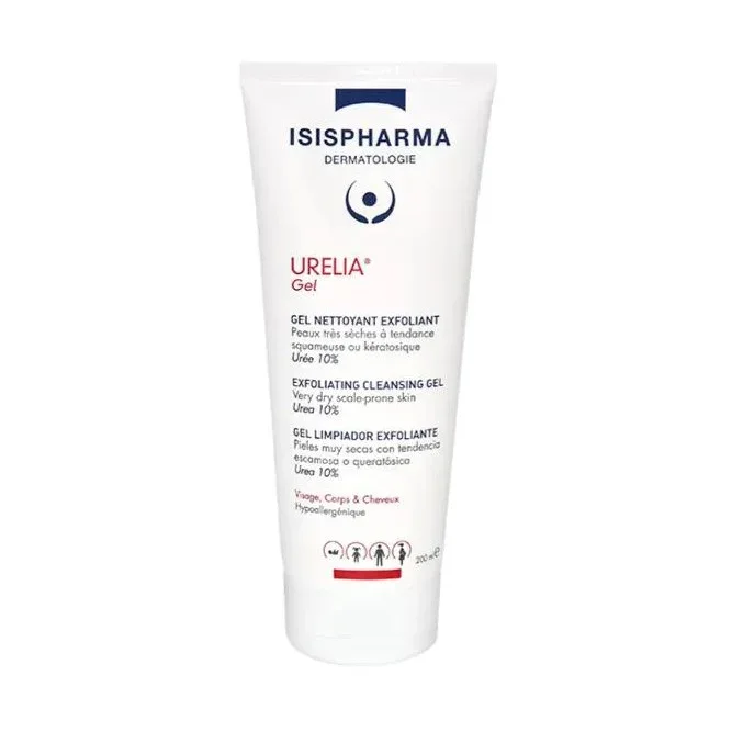 ISIS PHARMA URELIA GEL GEL NETTOYANT EXFOLIANT 200 ML
