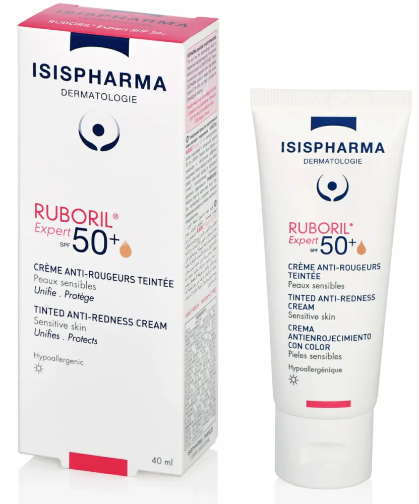 ISIS PHARMA RUBORIL EXPERT SPF 50+ CRÈME ANTI-ROUGEURS TEINTÉE 40 ML