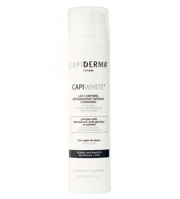 Capiderma – Lait corporel dépigmentant intensif hydratant – 150 ml
