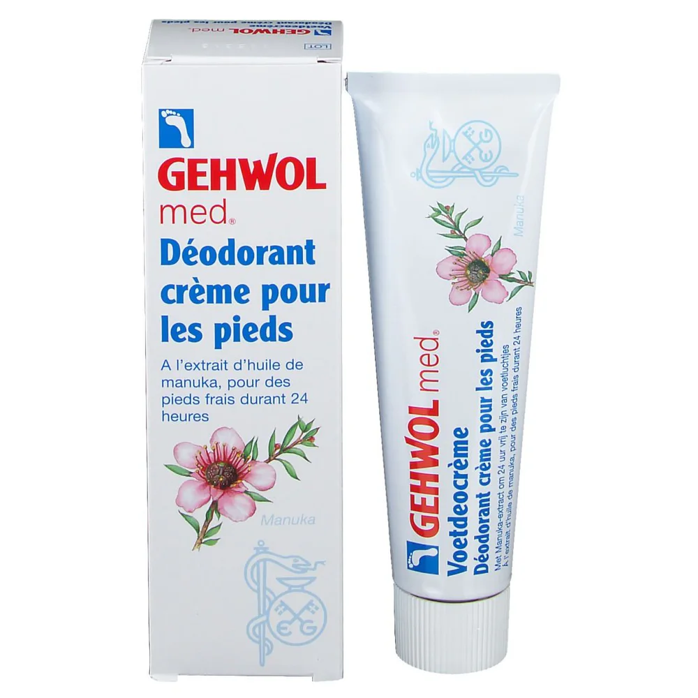 GEHWOL MED DÉODORANT CRÉME POUR LES PIEDS