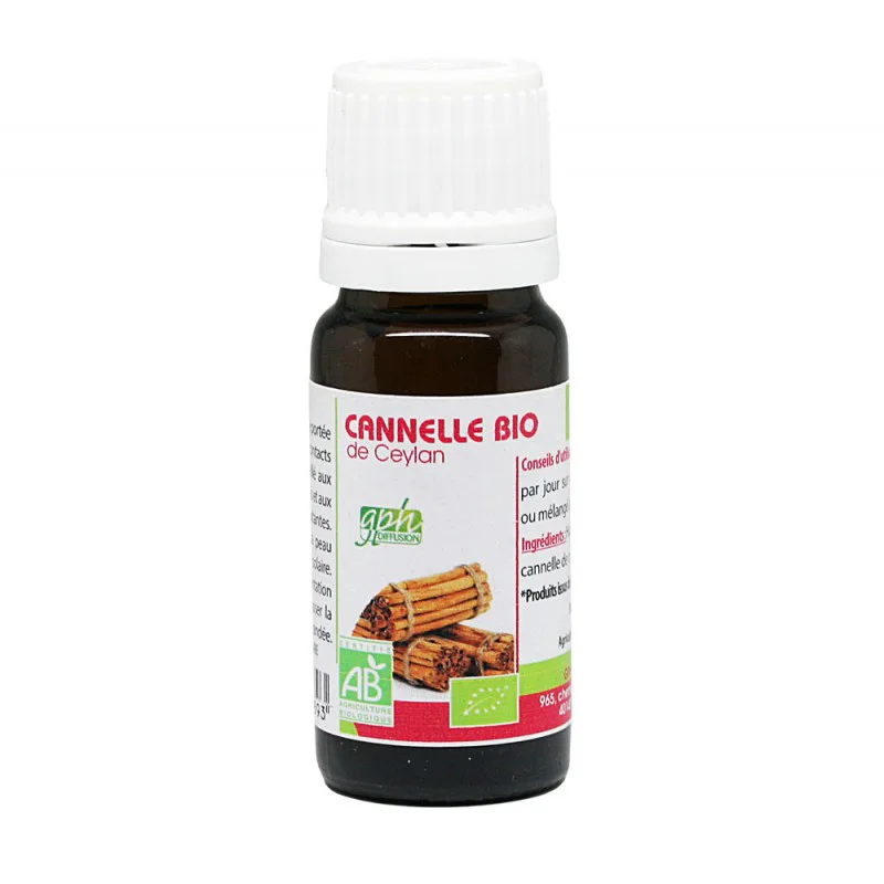 HUILE ESSENTIELLE DE CANNELLE DE CEYLAN ÉCORCE 10ML