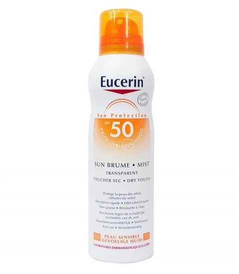 EUCERIN SUN SPF 50 BRUME TRANSPARENT TOUCER SEC 200 ML