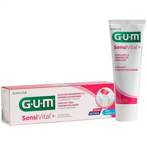 GUM Dentifrice Sensivital PLUS 75ml…