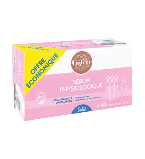 GIFRER SERUM PHYSIOLOGICA BTE X 40 UNIDOSES 5 ML
