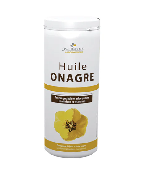 HUILE D’ONAGRE OMÉGA 6 ET VITAMINES E 150 CAPSULES