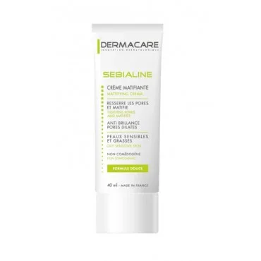 DERMACARE SEBIALINE CRÈME MATIFIANTE 40 ML FORMULE DOUCE