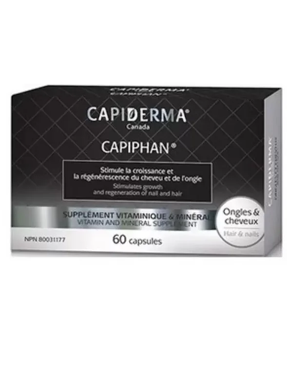 CAPIPHAN ONGLES ET CHEVEUX 60 GÉLULES