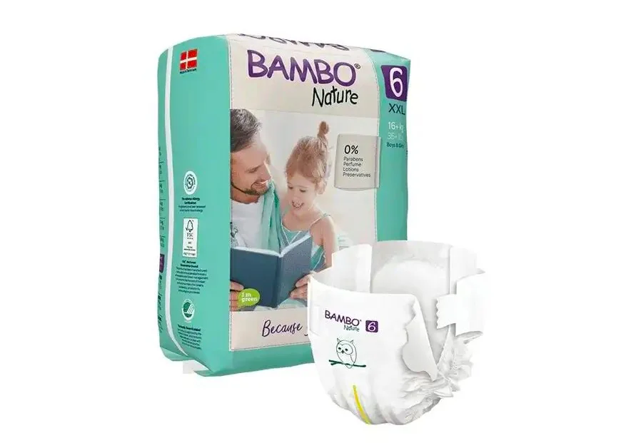 Bambo Nature 6, couches XXL +16kg/40un